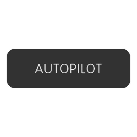 Blue SeaLarge Format Label - "Autopilot" - 8063-0043