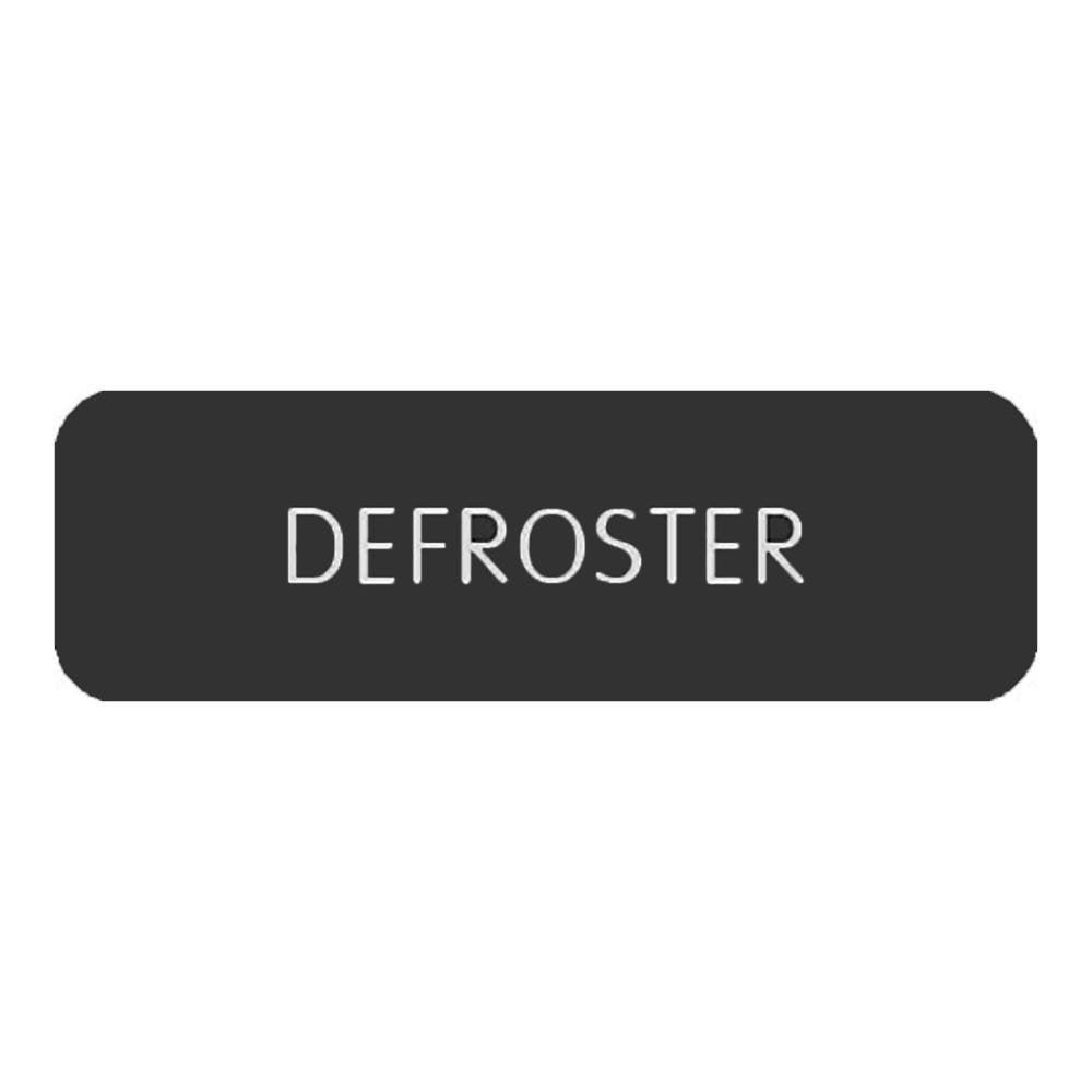 Blue SeaLarge Format Label - "Defroster" - 8063-0129