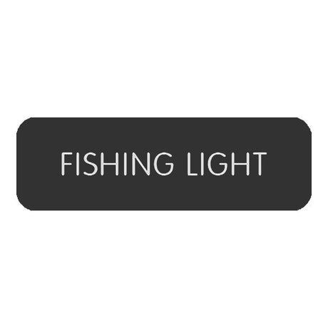 Blue SeaLarge Format Label - "Fishing Light" - 8063-0189