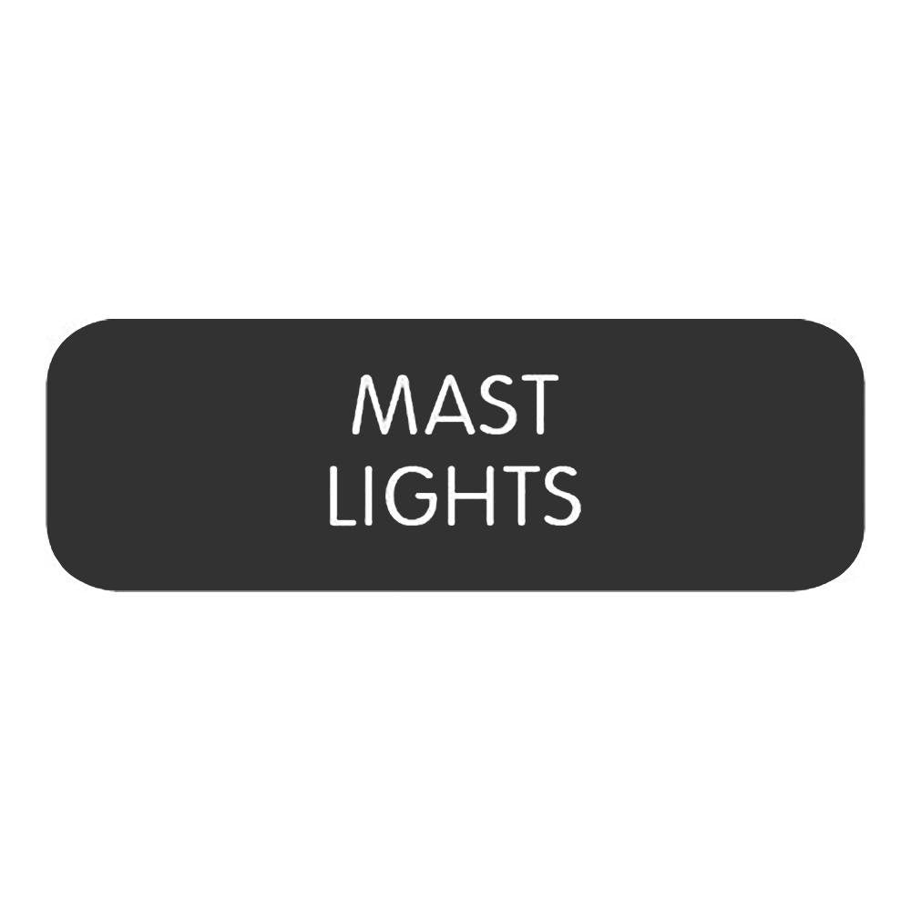 Blue SeaLarge Format Label - "Mast Lights" - 8063-0316