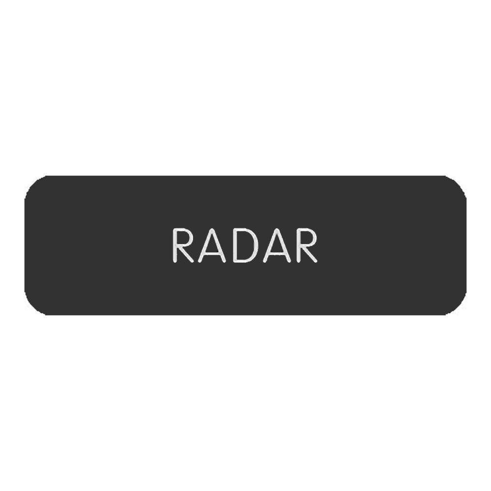 Blue SeaLarge Format Label - "Radar" - 8063-0349