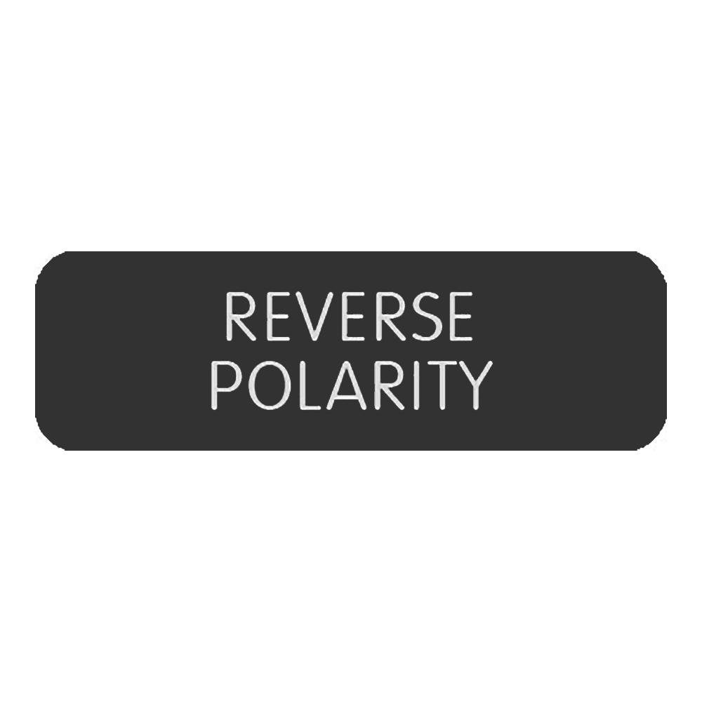 Blue SeaLarge Format Label - "Reverse Polarity" - 8063-0360