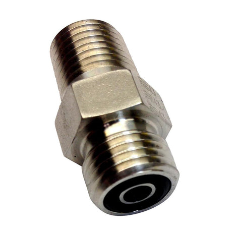 Uflex - Powertech Male Connector for Autopilot to ORF Hose - UPS 4-4 FLO-SS