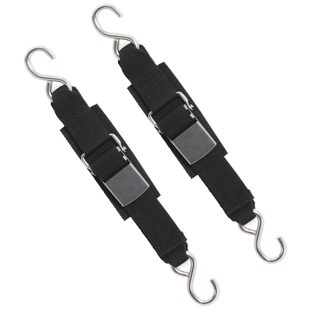 BoatBuckle Stainless Steel Kwik-Lok Transom Tie-Downs - F12066