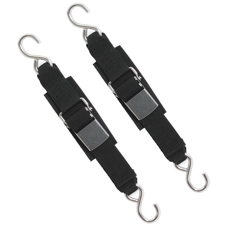 BoatBuckle Stainless Steel Kwik-Lok Transom Tie-Downs - F12066