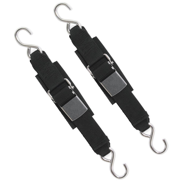 BoatBuckle Stainless Steel Kwik-Lok Transom Tie-Downs - F12066