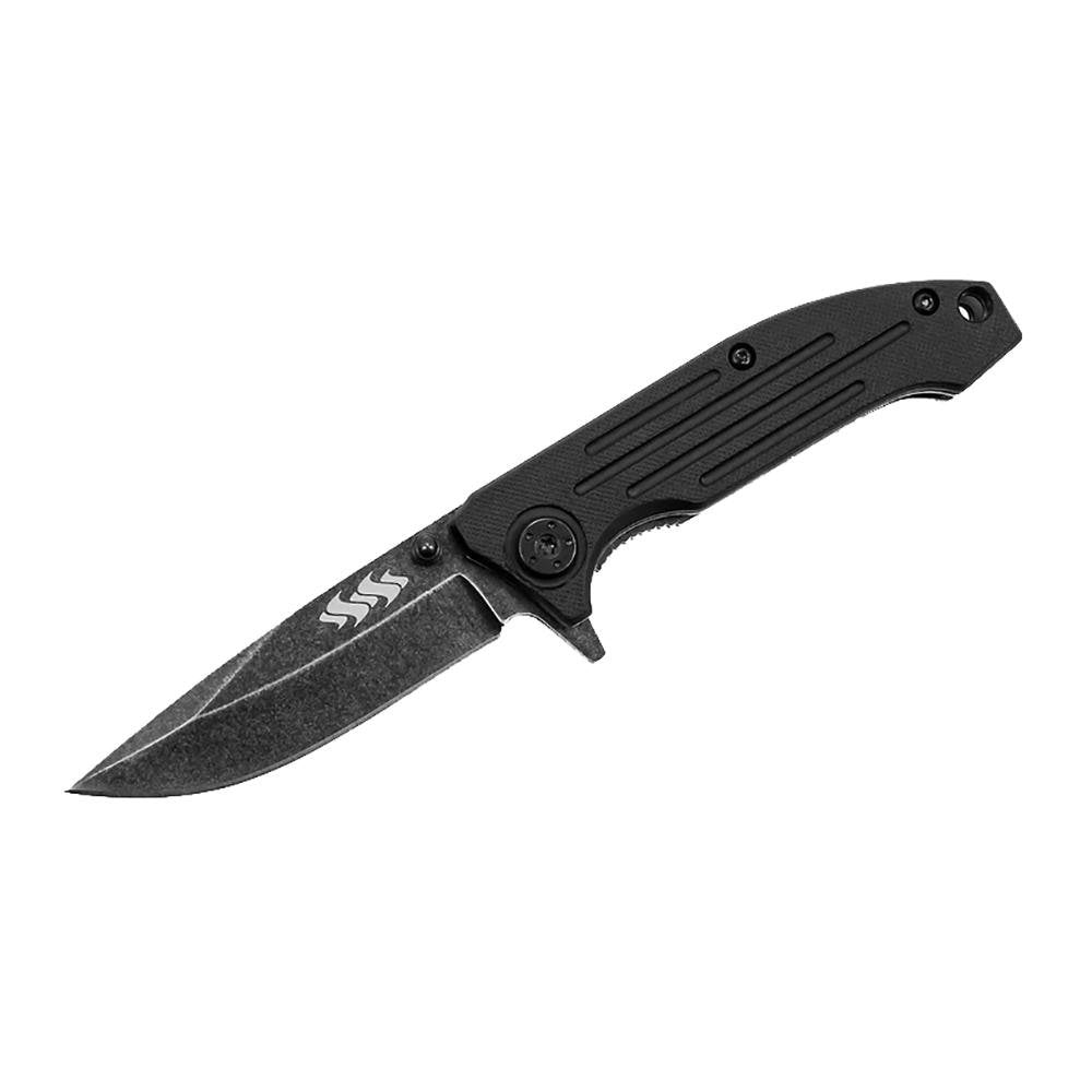 Kuuma 3.75" Fine Edge Spring Assisted Folding Knife - Stainless Steel - 51912