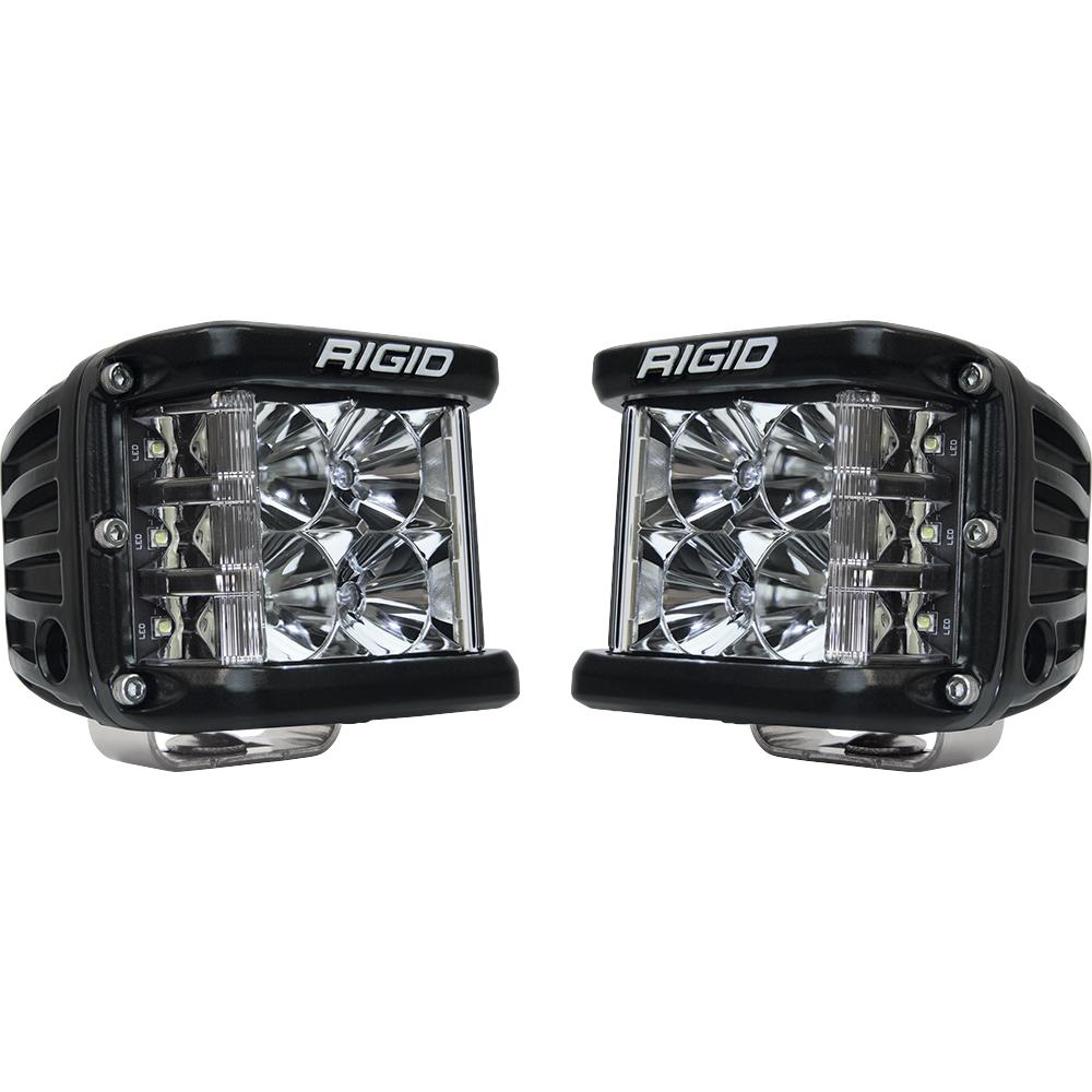 RIGID Industries D-SS Series PRO Flood LED Surface Mount - Pair - Black - 262113