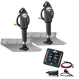 Lenco 9" x 9" Standard Trim Tab Kit w/LED Indicator Switch Kit 12V - TT9X9I
