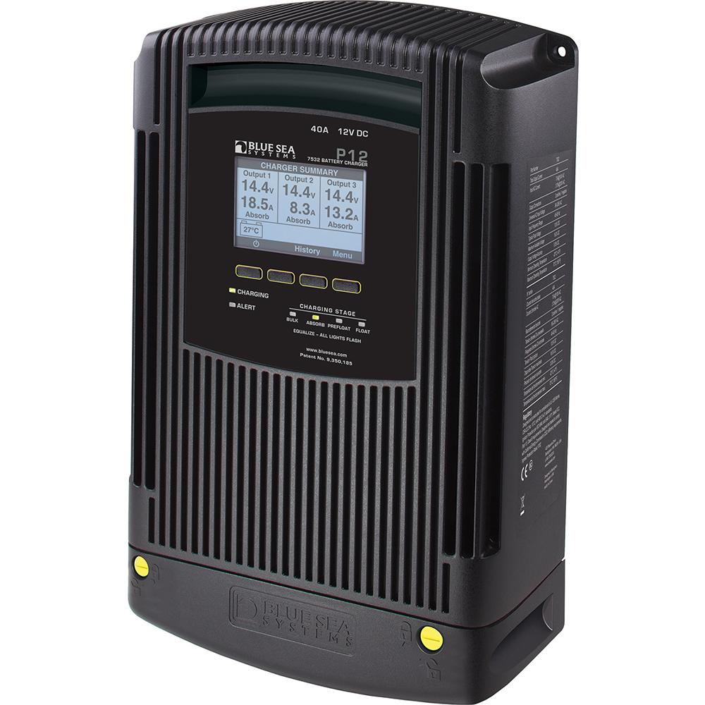 Blue Sea - P12 Gen2 Battery Charger - 40A - 3-Bank - 7532