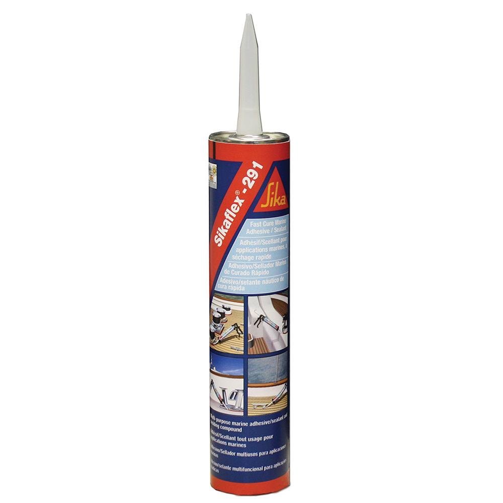 Sika Sikaflex 291 Fast Cure Adhesive Sealant 10.3oz(300ml) Cartridge - White - 90919