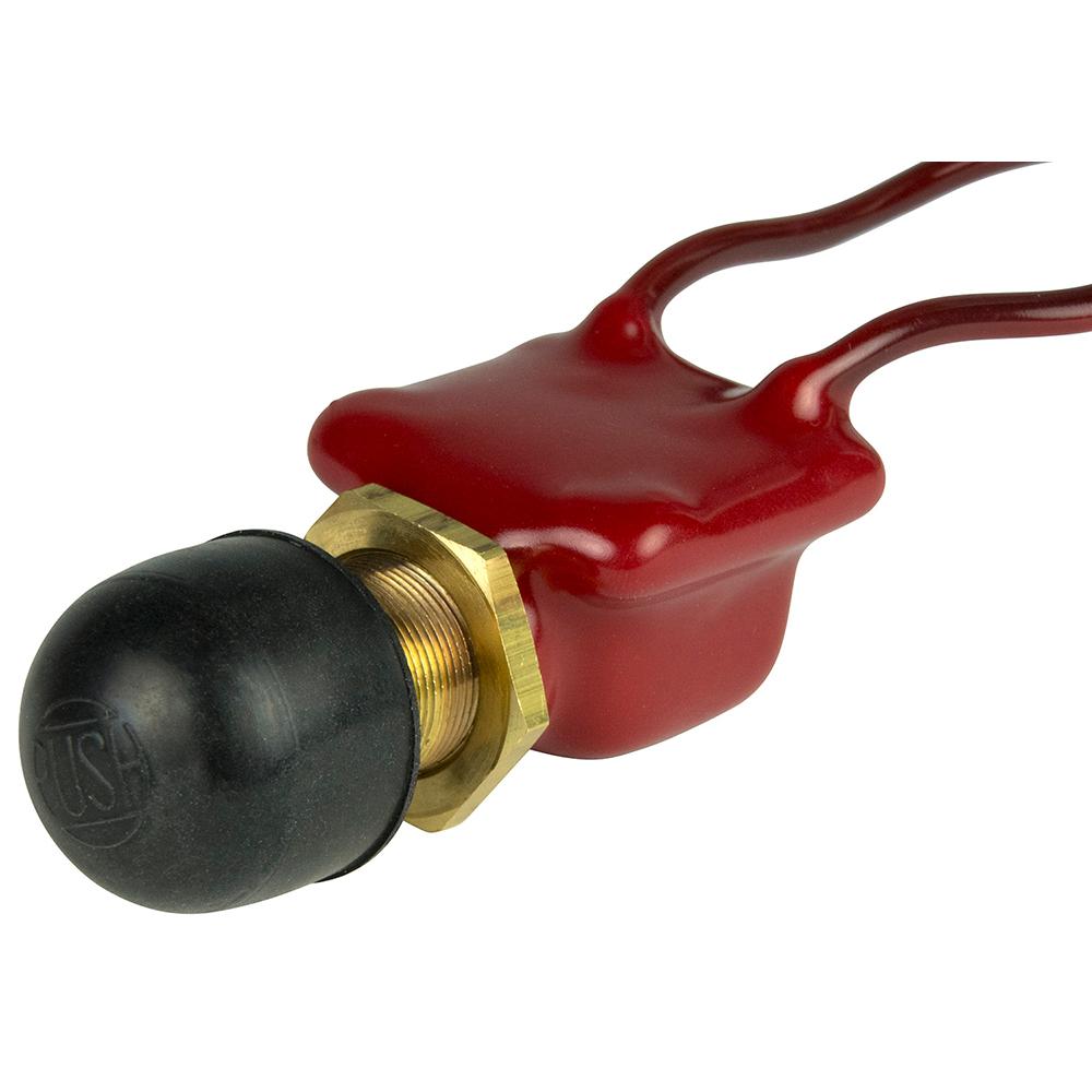 BEP 2-Position SPST PVC Coated Push Button Switch - OFF/(ON) - 1001506