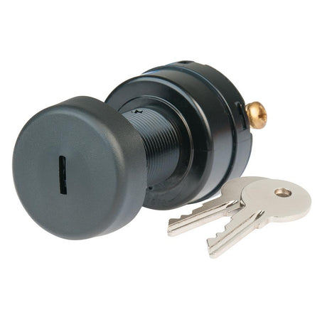 BEP 3-Position Brass Ignition Switch - OFF/Ignition/Start - 1001606