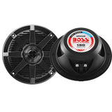 Boss Audio - MR52B 5.25" 2-Way 150W Marine Full Range Speaker - Black - Pair - MR52B