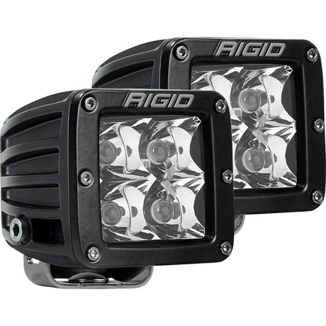 Rigid Industries D-Series PRO Hybrid-Spot LED - Pair - Black - 202213