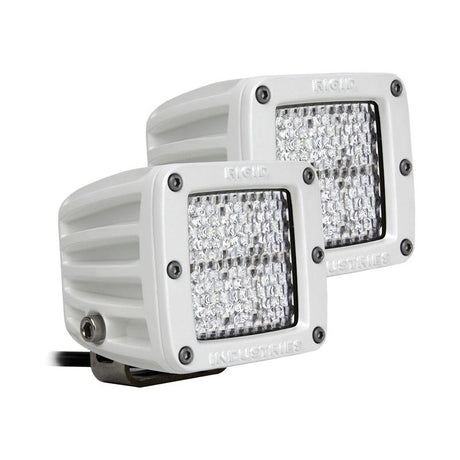 Rigid Industries D-Series PRO Specter-Diffused LED - Surface Mount - Pair - White - 702513