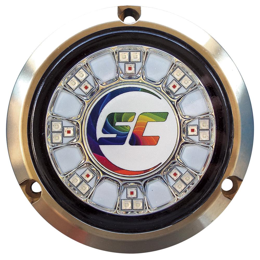 Shadow- Caster SCR-24 Bronze Underwater Light - 24 LEDs - Full Color Changing - *Case of 4* - SCR-24-CC-BZ-10CASE