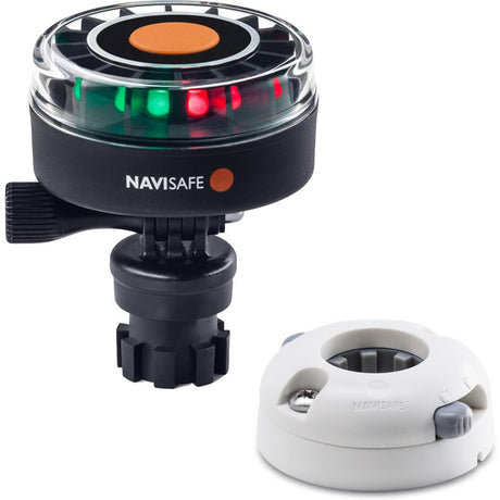 Navisafe Navilight 2NM Tricolor w/Navimount Base  Horizontal Mount - White - 340KIT5