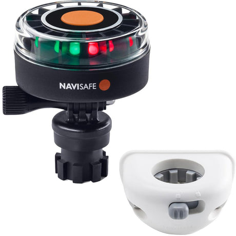 Navisafe Navilight 2NM Tricolor w/Navimount Base  Vertical Mount - White - 340KIT6