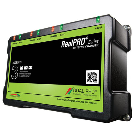 Dual Pro RealPRO Series Battery Charger - 18A - 3-6A-Banks - 12V-36V - RS3