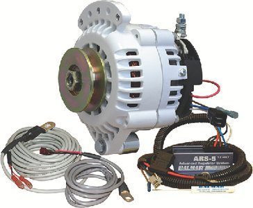 Balmar 621 Series Alternator - Spindle Mount(Single Foot) Charging Kit - 70A - 12V - 621-VUP-70-SV