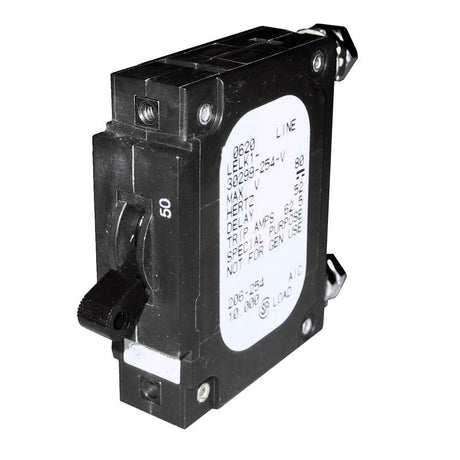 Paneltronics 'C' Frame Magnetic Circuit Breaker - CE - 50 Amp - Single Pole - 206-254