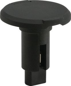 Attwood LightArmor Plug-In Base - 3 Pin - Black - Round - 910R3PB-7