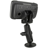 RAM Mount - B Size 1" Fishfinder Mount for the Lowrance Hook2 Series - RAM-B-101-LO12