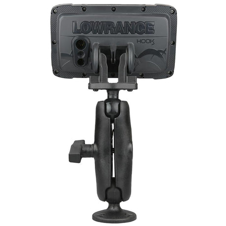 RAM Mount - C Size 1.5" Composite Fishfinder Mount for the Lowrance Hook2 Series - RAP-101-LO12