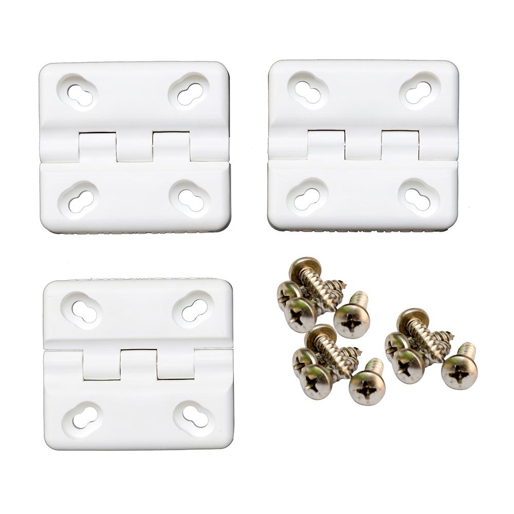 Cooler Shield Replacement Hinge f/Coleman  Rubbermaid Coolers - 3-Pack - CA76313