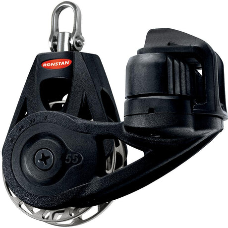 Ronstan Series 55 Ratchet Mount Orbit Block - Single Cleat Swivel - Auto - RF56120