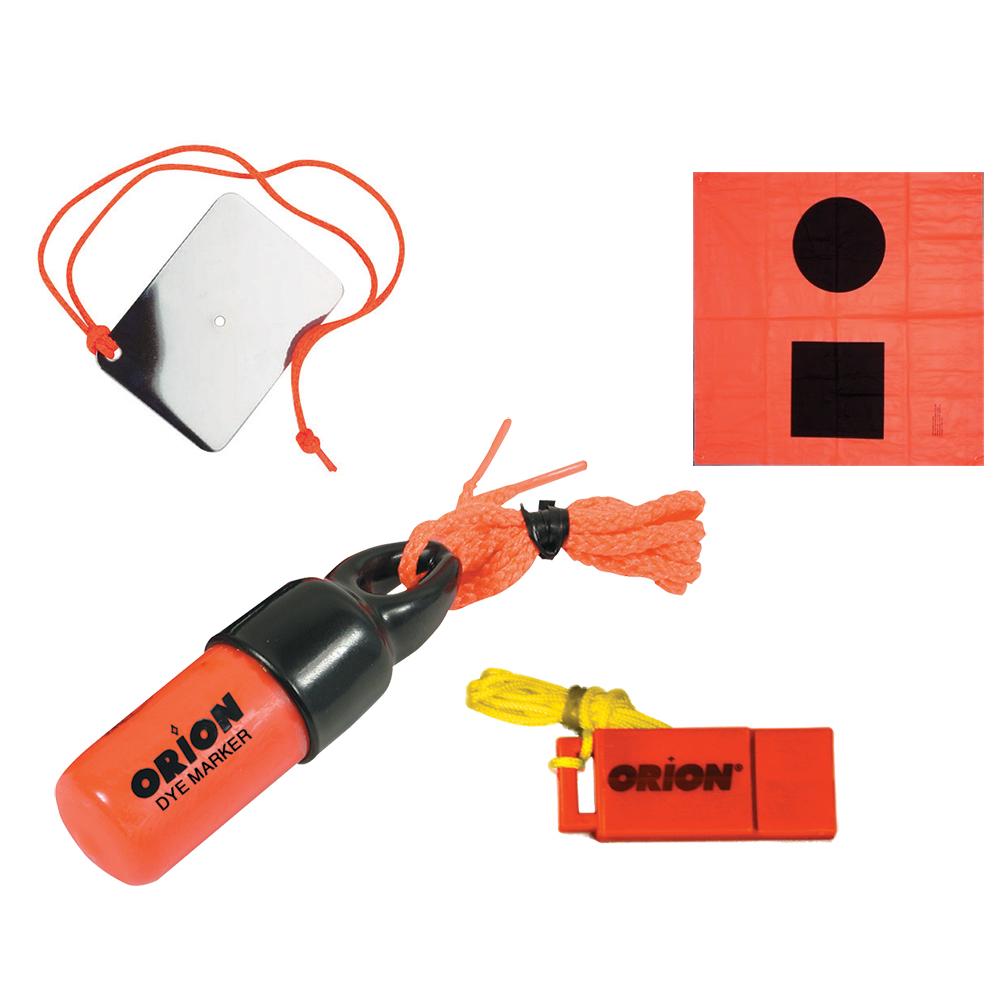 Orion Signaling Kit - Flag, Mirror, Dye Marker Whistle - 619