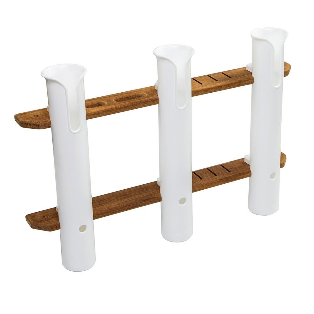 Whitecap Teak 3-Rod Tournament Storage Rack - 63449