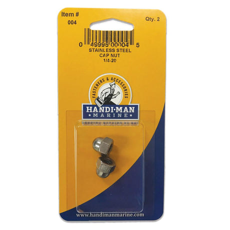 Handi-Man Stainless Steel Cap Nut - 1/4-2 - 004