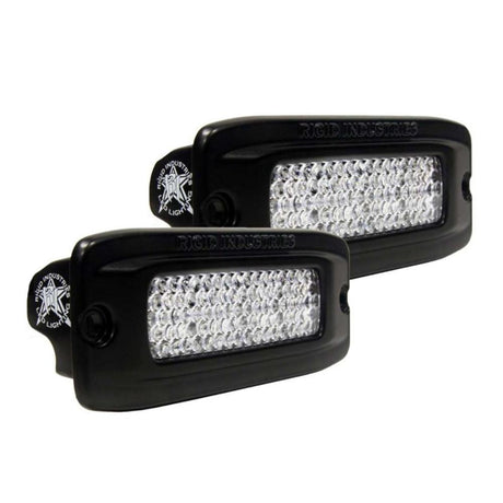 RIGID Industries SR-Q PRO Back Light Kit - Flush Mount Diffused - Pair - Black - 980033