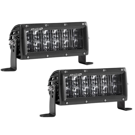 RIGID Industries SAE Compliant E-Series 6" Light Bar - Pair - Black - 106613