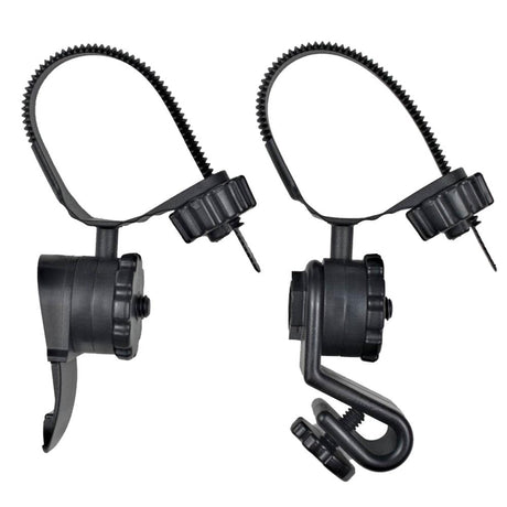 Princeton Tec - Hard Hat Light Mounts - Black - HEL-KIT