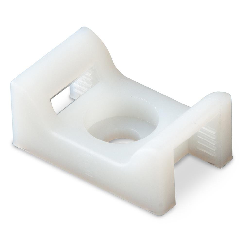 Ancor Cable Tie Mount - Natural - #8 Screw - 100 Pieces Per Bag - 199232