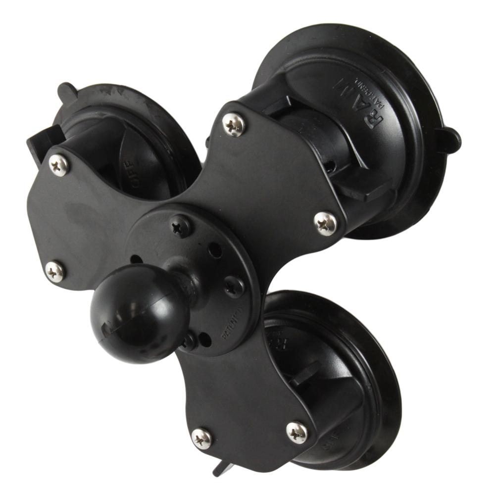 RAM Mount Triple Suction Cup Base w/1.5" Ball - RAM-224-3U