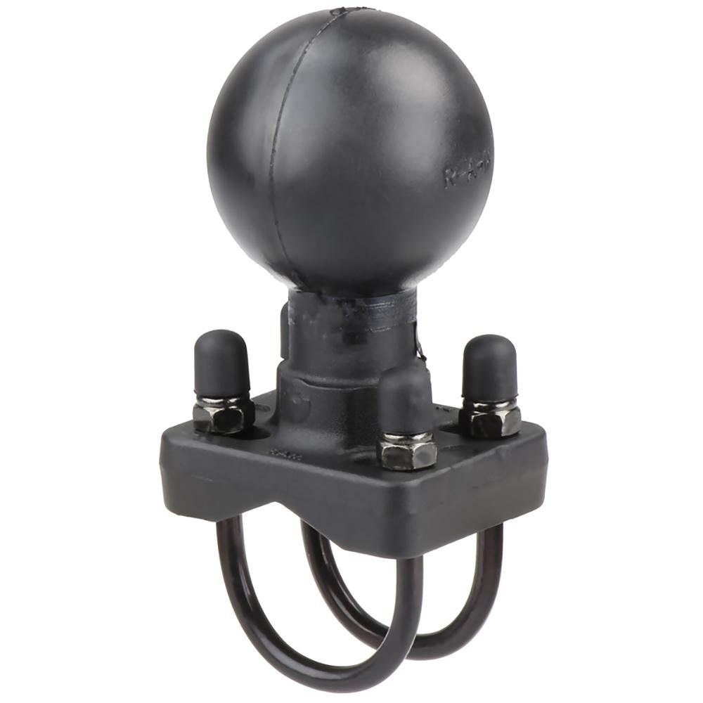 RAM Mount Double U-Bolt Base w/D Size 2.25" Ball f/Rails 1.25" - 1.5" Diameter - RAM-D-235-1U