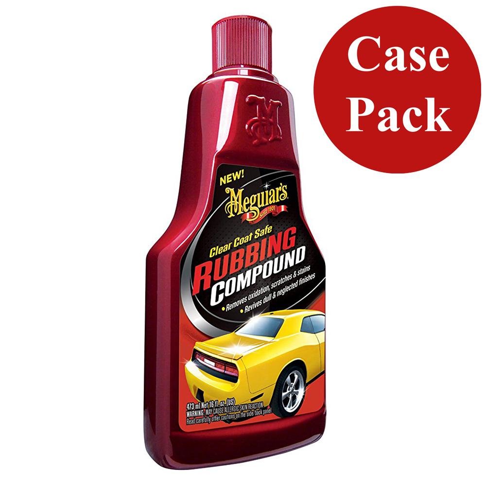 Meguiar&#39;s Clear Coat Safe Rubbing Compound - 16oz *Case of 6* - G18016CASE