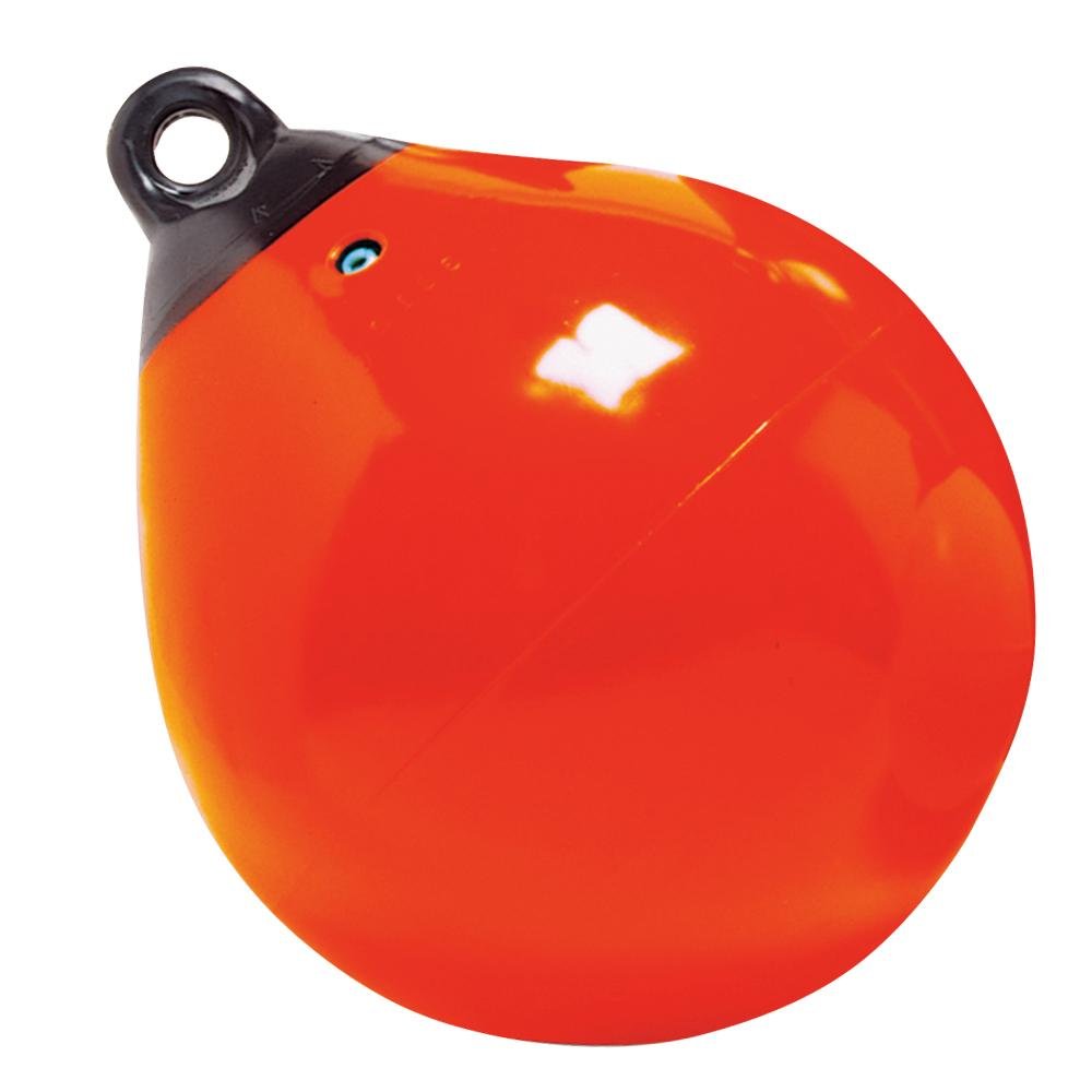 Taylor Made - 9" Tuff End Inflatable Vinyl Buoy - Orange - 61140