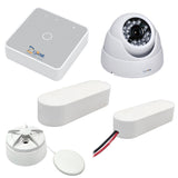Glomex - ZigBoat Starter Kit System w/Camera - Includes Gateway, Battery, Flood, Door/Porthole Sensor  IP Camera - ZB102