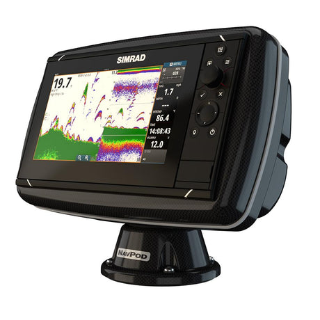 NavPod - PP4600-06 PowerPod Pre-Cut f/Simrad NSS9 evo3 / BG Zeus3 9 - Carbon Black - PP4600-06-C