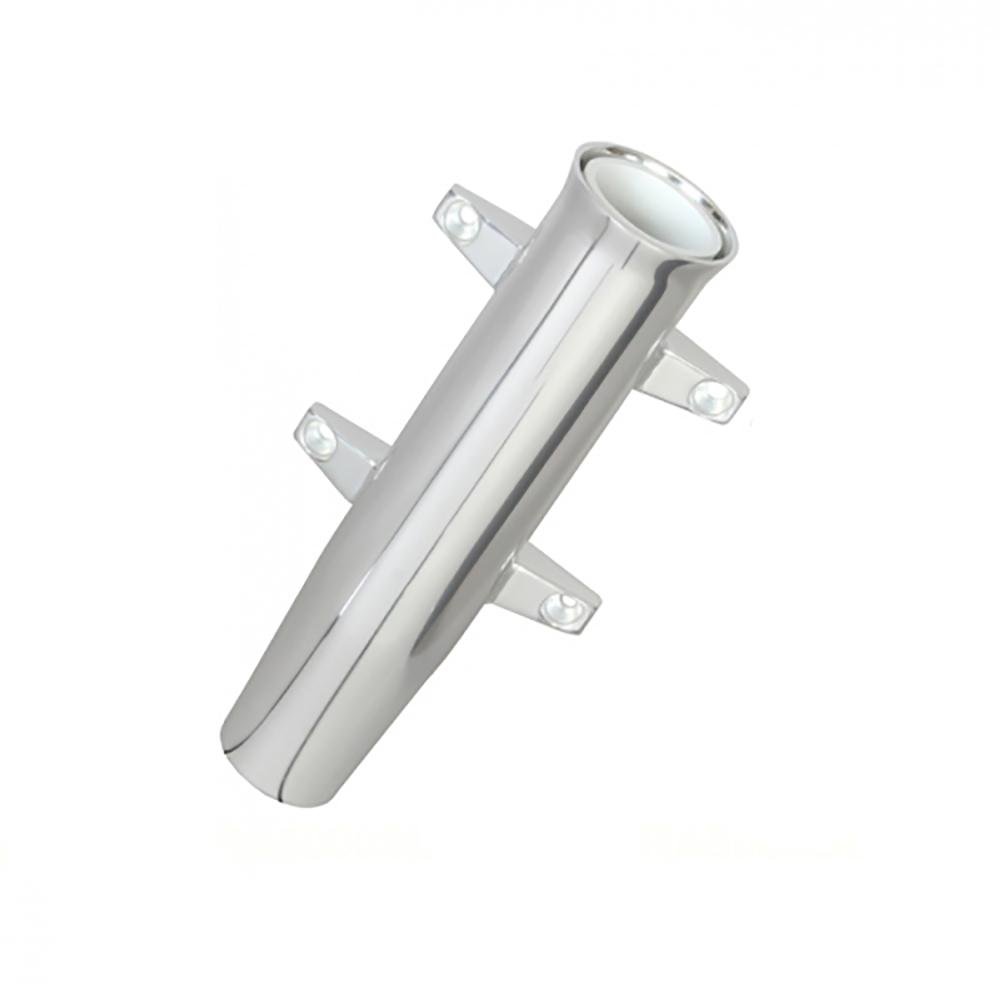 Lee&#39;s Aluminum Side Mount Rod Holder - Tulip Style - Silver Anodize - RA5000SL