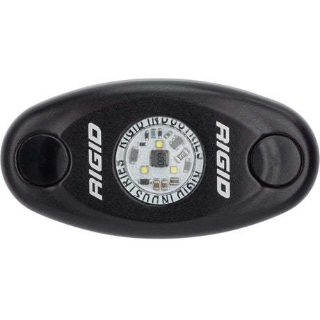 RIGID Industries A-Series Black Low Power LED Light - Single - Cool White - 480033