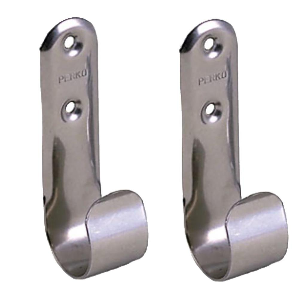 Perko - Stainless Steel Boat Hook Holders - Pair - 0492DP0STS