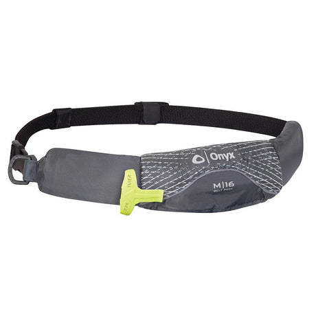 Onyx - M-16 Manual Inflatable Belt Pack - Adult Universal - Grey - 130900-701-004-19