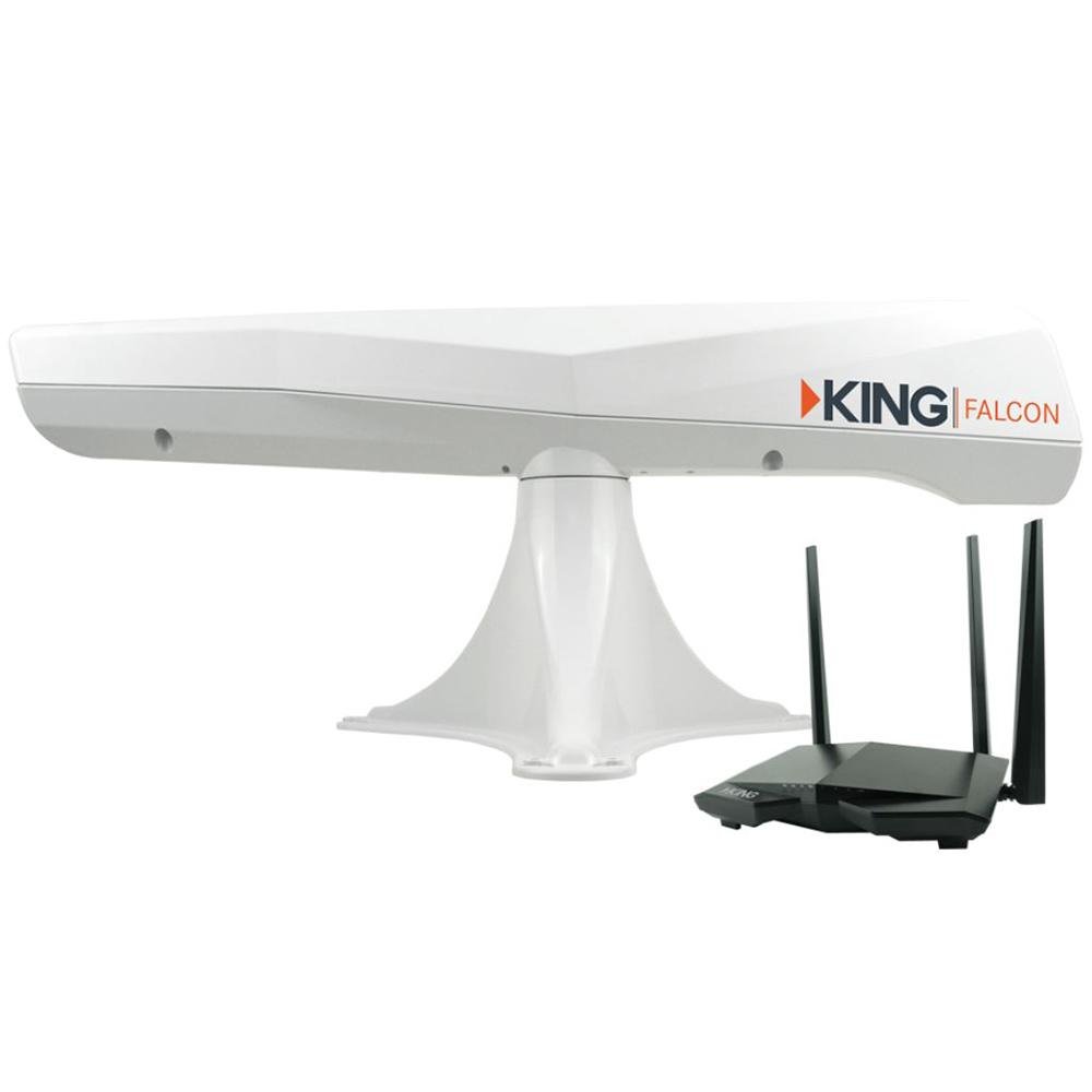 KING - Falcon Directional Wi-Fi Extender - White - KF1000