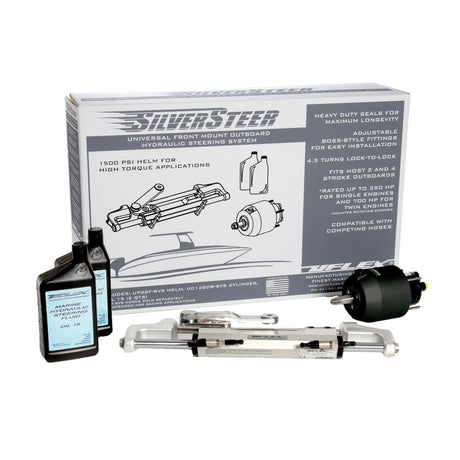 UFlex - SilverSteer 1.0B - Universal Front Mount Outboard Hydraulic Steering System - 1500PSI FM V1